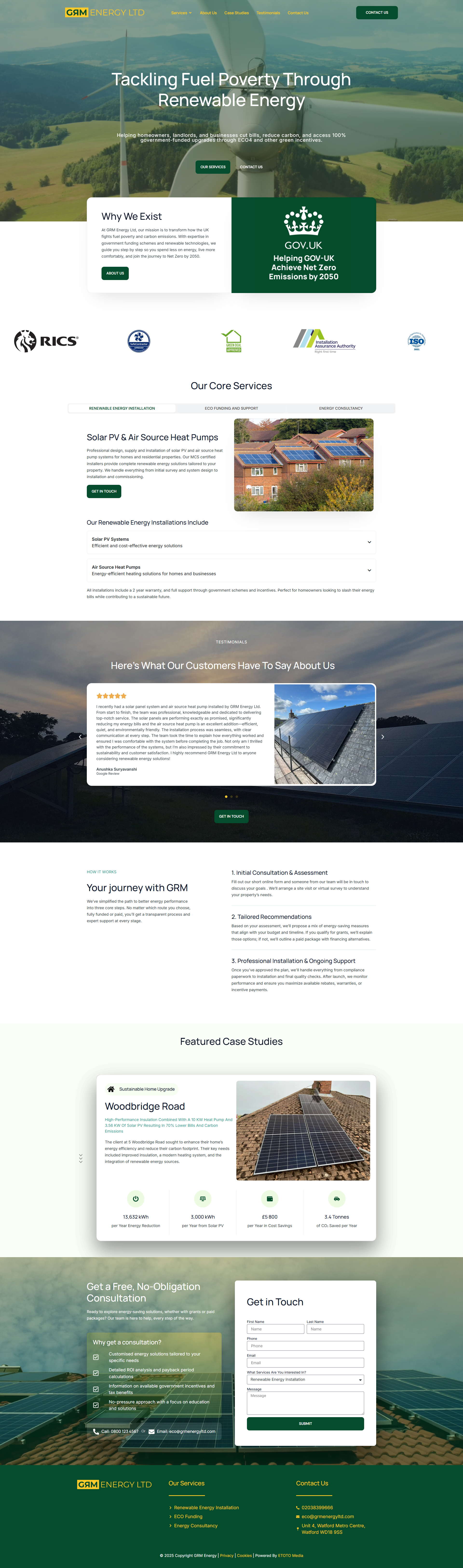 GRM Energy Full Website
