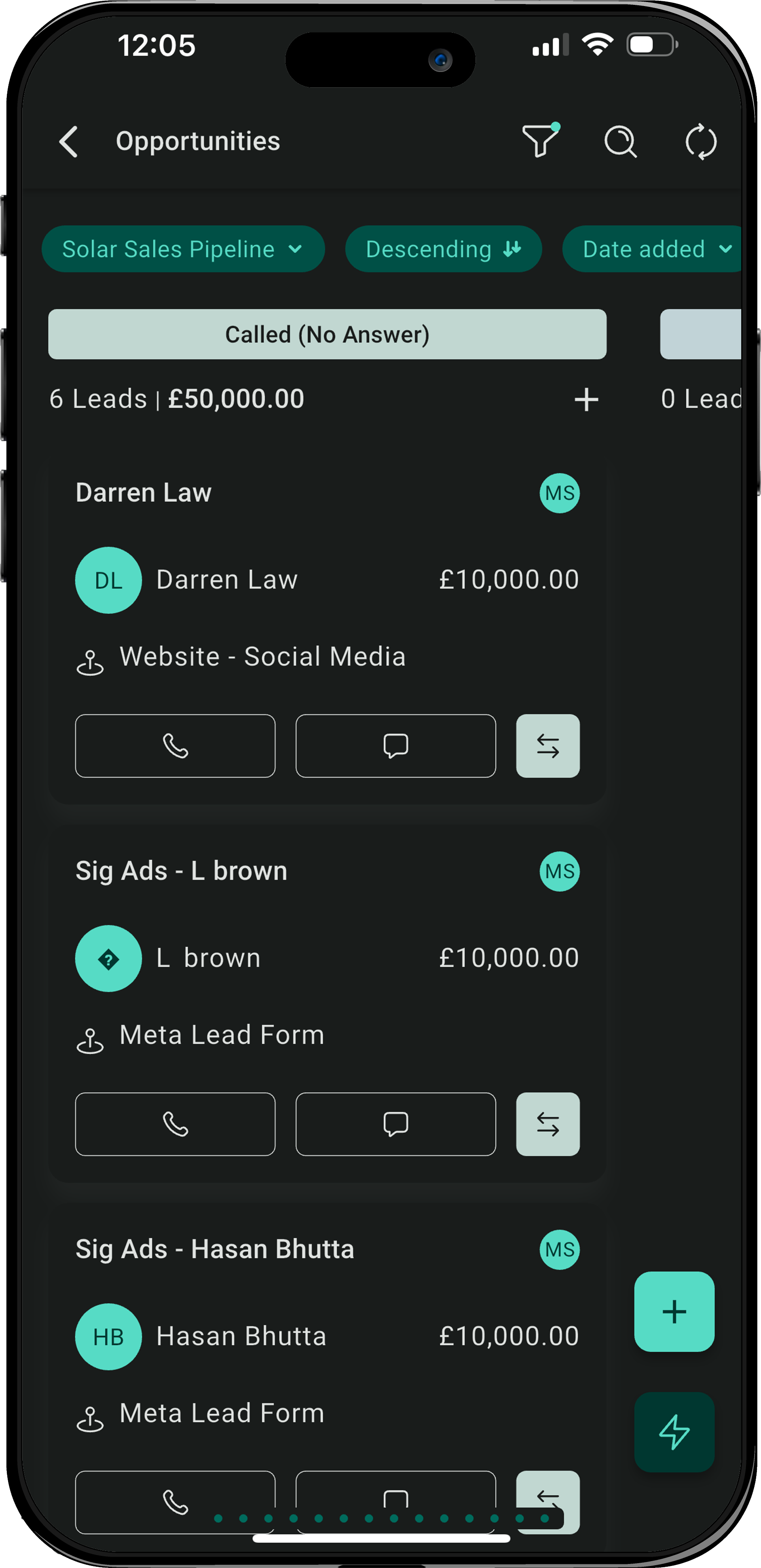 CRM Mobile App